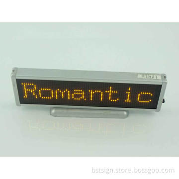Yellow Colour LED Desktop Display (BST-B1664AY)